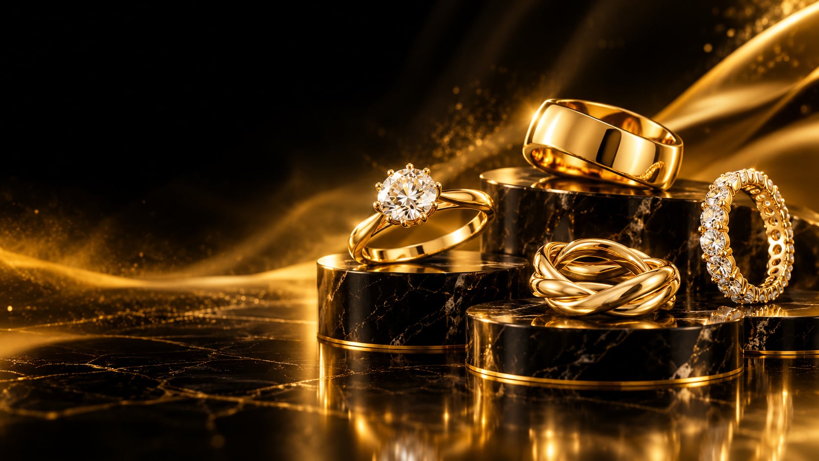 Estelle solitaire ring in 14K gold